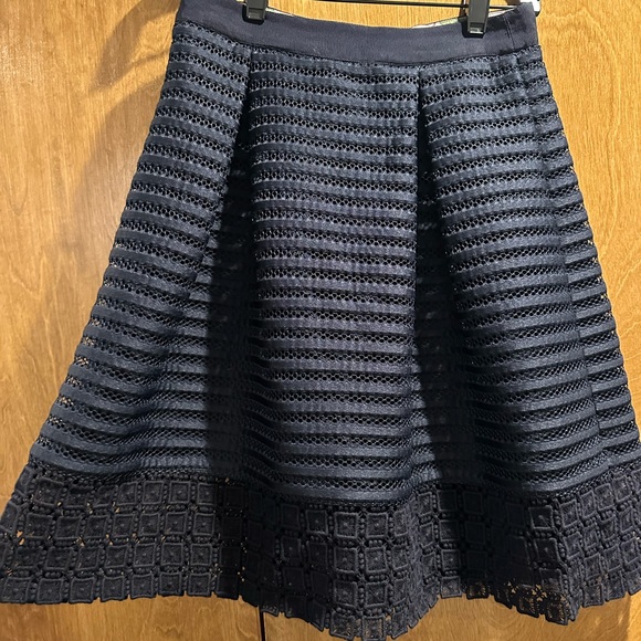 Ted Baker lace and mesh panelled skirt - Picture 2 of 5